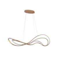 TWIST PENDANT 3-STEP DIMM BK Złoty