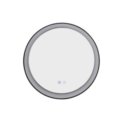 Lustro podświetlane SERGIO MIRROR 60 HEATED CCT SWITCH BK Czarny / Biały