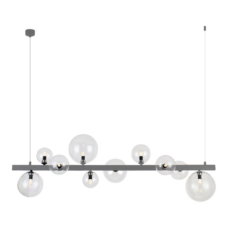 Komplet kloszy przezroczysty 10 BUBBLES GLASS SHADES SET 10 CLEAR