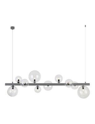 Komplet kloszy przezroczysty 10 BUBBLES GLASS SHADES SET 10 CLEAR