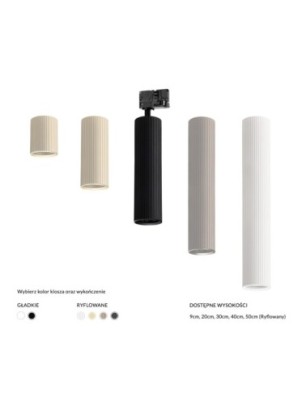 Baza LUCAS BASE TRACK 3 LINE GU10 Czarny