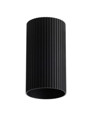 Klosz ryflowany LUCAS RIBBED TUBE 9 Czarny