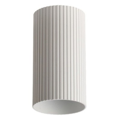 Klosz ryflowany LUCAS RIBBED TUBE 9 Biały