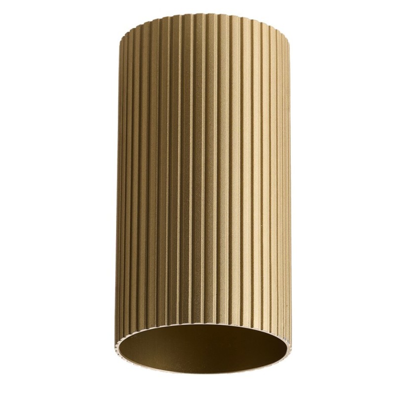 Klosz ryflowany LUCAS RIBBED TUBE 9 Złoty Anodowany Klosz ryflowany LUCAS RIBBED TUBE 9 Złoty Anodowany