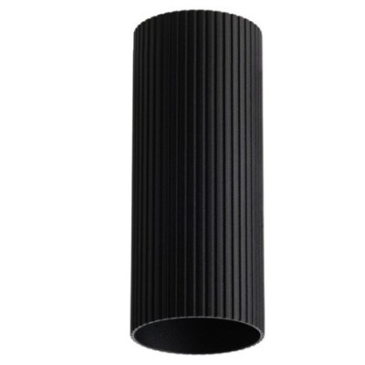 Klosz ryflowany LUCAS RIBBED TUBE 30 Czarny