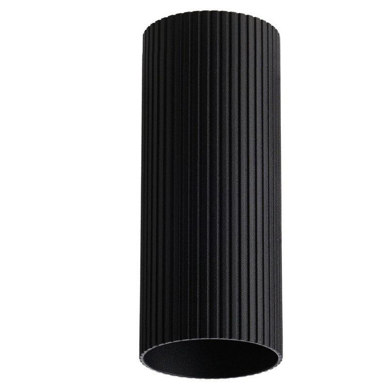 Klosz ryflowany LUCAS RIBBED TUBE 30 Czarny