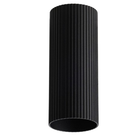 Klosz ryflowany LUCAS RIBBED TUBE 30 Czarny