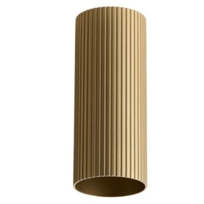 Klosz ryflowany LUCAS RIBBED TUBE 30 Złoty Anodowany