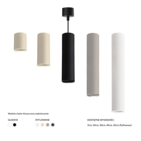 Baza LUCAS BASE 1R PENDANT GU10 Czarny