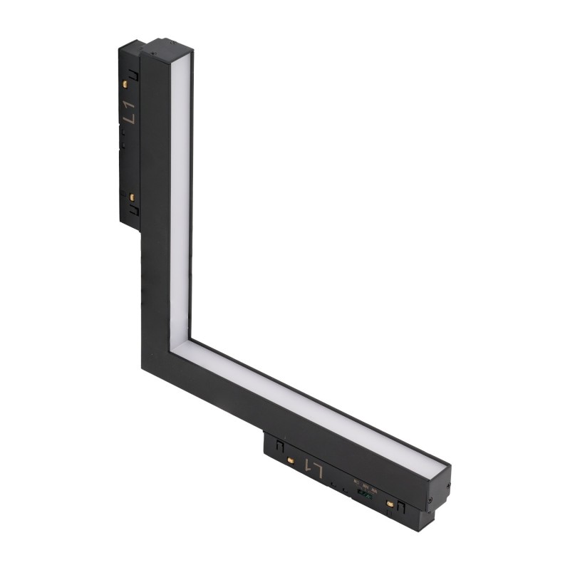 ALFA SAGA TRACK MAGNETIC 2LINE CORNER B 24W CCT SWITCH DIM BK