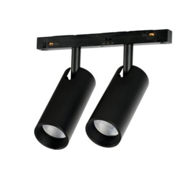 ALFA NIKO 2 TRACK MAGNETIC 2LINE 2X12W CCT SWITCH DIM BK