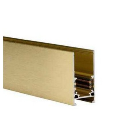 Alfa szynoprzewód dwufazowy magnetyczny profil TRACK MAGNETIC 52 ANODISED + ZAŚLEPKI KOŃCOWE Złoty