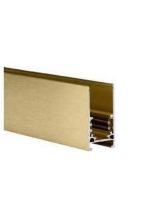 Alfa szynoprzewód dwufazowy magnetyczny profil TRACK MAGNETIC 52 ANODISED + ZAŚLEPKI KOŃCOWE Złoty