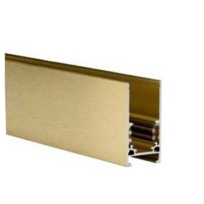 Alfa szynoprzewód dwufazowy magnetyczny profil TRACK MAGNETIC 52 ANODISED + ZAŚLEPKI KOŃCOWE Złoty