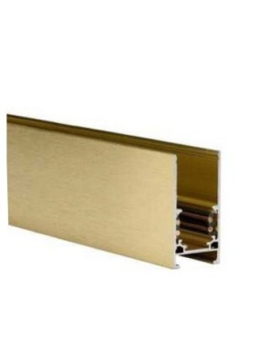 Alfa szynoprzewód dwufazowy magnetyczny profil TRACK MAGNETIC 52 ANODISED + ZAŚLEPKI KOŃCOWE Złoty