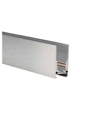 Alfa szynoprzewód dwufazowy magnetyczny profil TRACK MAGNETIC 52 ANODISED + ZAŚLEPKI KOŃCOWE Srebrny