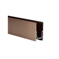 Alfa szynoprzewód dwufazowy magnetyczny profil TRACK MAGNETIC 52 ANODISED + ZAŚLEPKI KOŃCOWE Czekoladowy