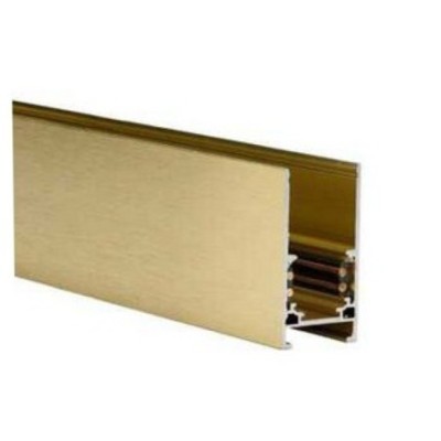 Alfa szynoprzewód dwufazowy magnetyczny profil TRACK MAGNETIC 52 ANODISED + ZAŚLEPKI KOŃCOWE Złoty