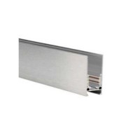 Alfa szynoprzewód dwufazowy magnetyczny profil TRACK MAGNETIC 52 ANODISED + ZAŚLEPKI KOŃCOWE Srebrny