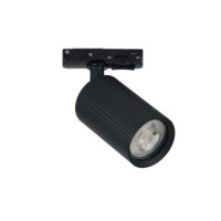 LUCAS RIBBED 9 TRACK 1LINE GU10 SET Czarny