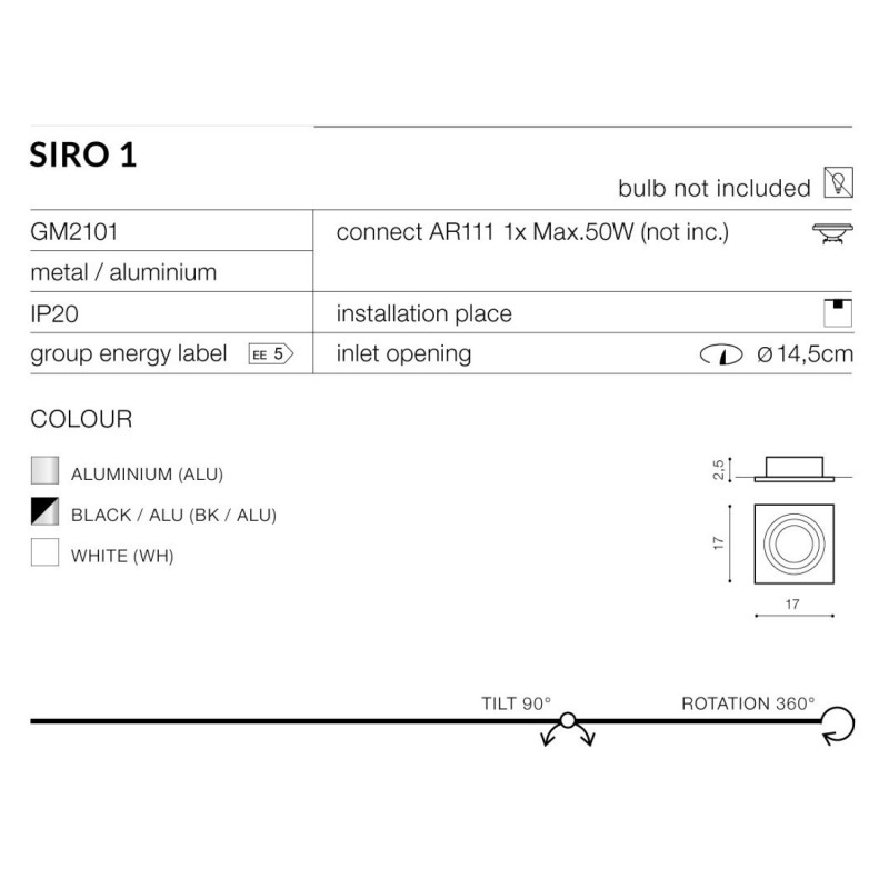 Siro 1 Czarny / Czarny