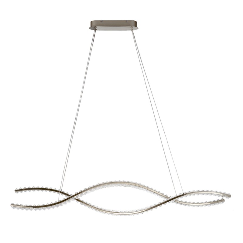 SPARK WAVES PENDANT 120 CCT DIMM + REMOTE CONTROL Chrom