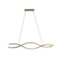 SPARK WAVES PENDANT 120 CCT DIMM + REMOTE CONTROL Złoty