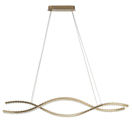 SPARK WAVES PENDANT 120 CCT DIMM + REMOTE CONTROL Złoty