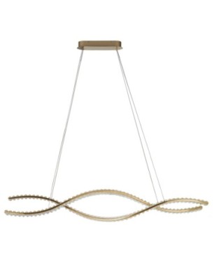 SPARK WAVES PENDANT 120 CCT DIMM + REMOTE CONTROL Złoty