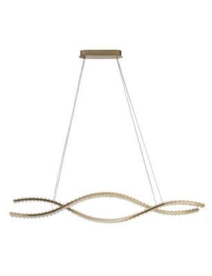 SPARK WAVES PENDANT 150 CCT DIMM + REMOTE CONTROL Złoty