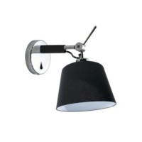 ZYTA WALL XS chromowana Czarny