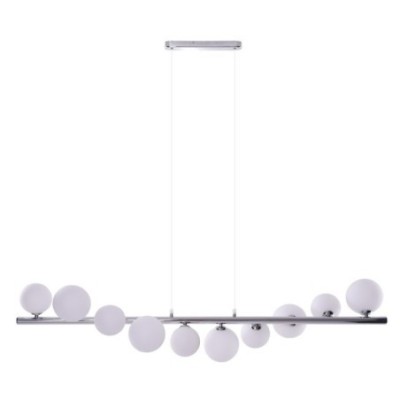 SYBILLA 10 PENDANT Biały/ chrom