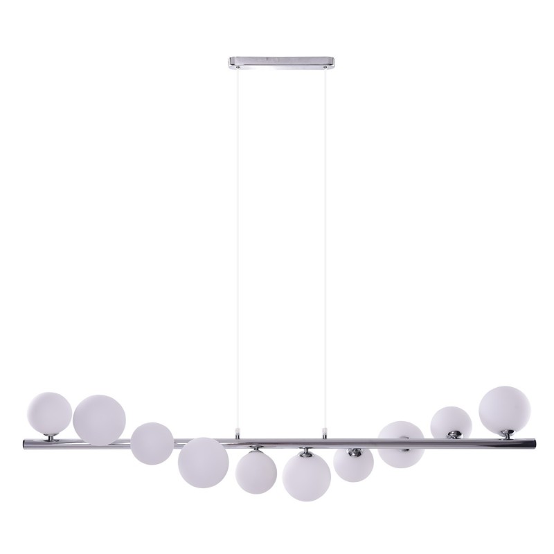 SYBILLA 10 PENDANT Biały/ chrom