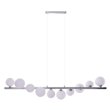 SYBILLA 10 PENDANT Biały/ chrom