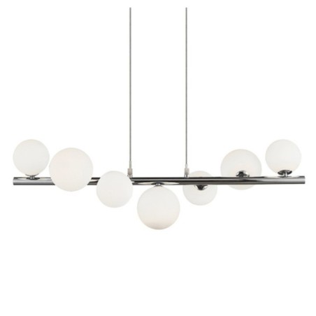 SYBILLA 7 PENDANT Biały/ chrom