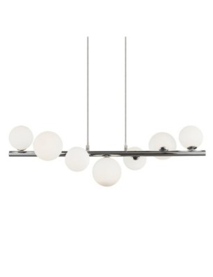 SYBILLA 7 PENDANT Biały/ chrom