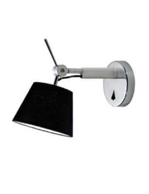 ZYTA WALL XS aluminiowa Aluminium / Czarny