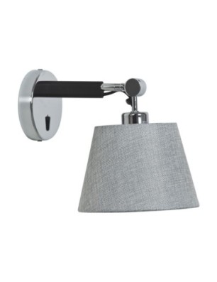 ZYTA WALL XS chromowana Szary