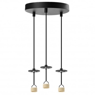 Baza LUCAS BASE 3R PENDANT GU10 Czarny