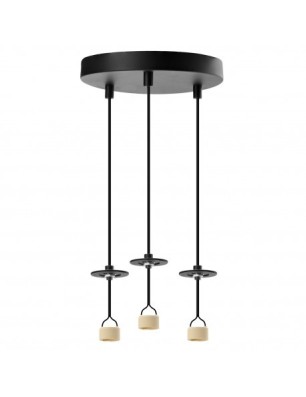 Baza LUCAS BASE 3R PENDANT GU10 Czarny