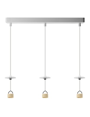 Baza LUCAS BASE 3L PENDANT GU10 Biały