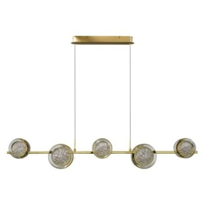 EUFORIA PENDANT LINE 5 3-STEP DIMM GOLD