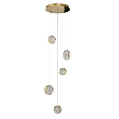 EUFORIA PENDANT ROUND 5 3-STEP DIMM GOLD