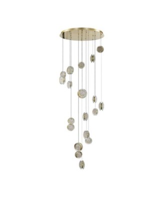 EUFORIA PENDANT ROUND 19 3-STEP DIMM GOLD