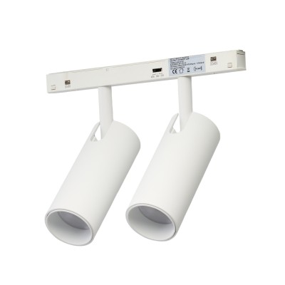 ALFA NIKO 2 TRACK MAGNETIC 2LINE 2X12W CCT SWITCH DIM WH