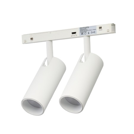 ALFA NIKO 2 TRACK MAGNETIC 2LINE 2X12W CCT SWITCH DIM WH