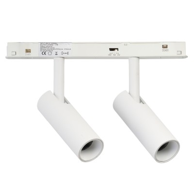 ALFA NIKO 2 TRACK MAGNETIC 2LINE 2X7W CCT SWITCH DIM WH