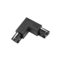 Zasilacz / złącze L prawe do szynoprzewodu TRACK 3LINE L RIGHT Czarny