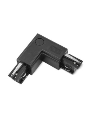 Zasilacz / złącze L prawe do szynoprzewodu TRACK 3LINE L RIGHT Czarny
