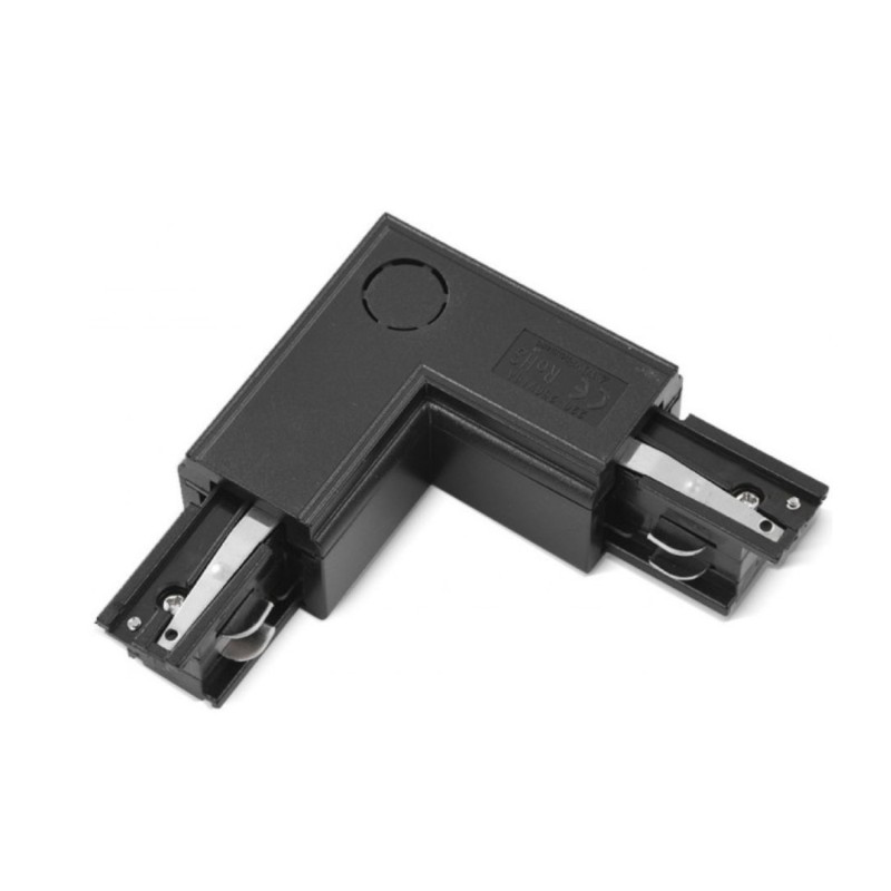 Zasilacz / złącze L lewe do szynoprzewodu TRACK 3LINE L LEFT  Czarny